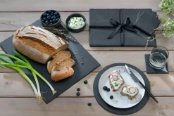 casa NOVA 2er Tischset 32x23cm schwarz^ Gläsersets|Untersetzer