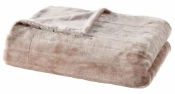 Wohndecken>casa NOVA Felloptik-Plaid pink