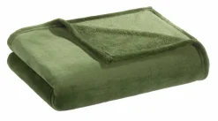 casa NOVA Flanell-Decke grün^ Wohndecken