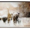 casa NOVA Glasbild 120x80cm mehrfarbig^ Wandbilder