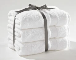 Handtuchsets>casa NOVA Handtuch 3er Set weiß