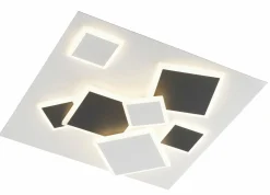 Deckenleuchten>casa NOVA LED-Deckenleuchte schwarzweiß
