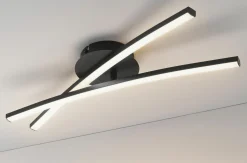 casa NOVA LED-Deckenleuchte schwarz^ Deckenleuchten