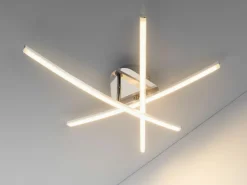 Deckenleuchten>casa NOVA LED-Deckenleuchte silberfarben
