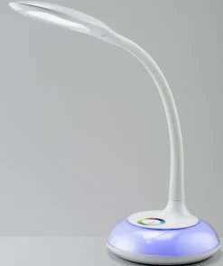 casa NOVA LED-Schreibtischleuchte weiß^ Tischleuchten|Schreibtischlampen