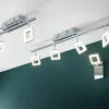 Spots>casa NOVA LED-Spot 6flg silberfarben