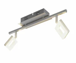 casa NOVA LED-Spot 2flg silberfarben^ Spots