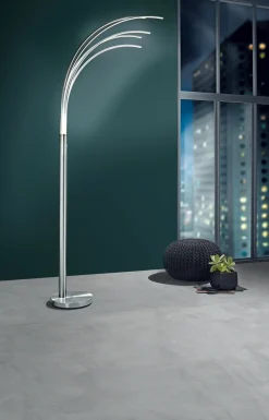 casa NOVA LED-Stehleuchte silberfarben^ Stehleuchten
