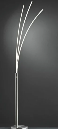 casa NOVA LED-Stehleuchte 3flg silberfarben^ Stehleuchten
