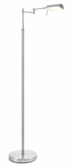 Stehleuchten>casa NOVA LED-Stehleuchte 1flg silberfarben