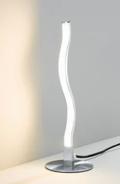 Tischleuchten>casa NOVA LED-Tischleuchte silberfarben