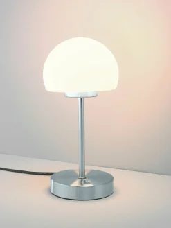 Tischleuchten>casa NOVA LED-Tischleuchte silberfarben