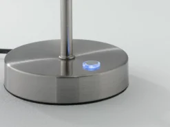 Tischleuchten>casa NOVA LED-Tischleuchte silberfarben