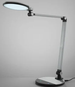 casa NOVA LED-Tischleuchte silberfarbenschwarz^ Tischleuchten|Schreibtischlampen