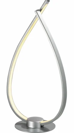Tischleuchten>casa NOVA LED-Tischleuchte silberfarben