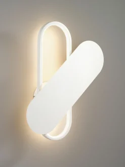 casa NOVA LED-Wandleuchte 1flg weiß^ Wandleuchten