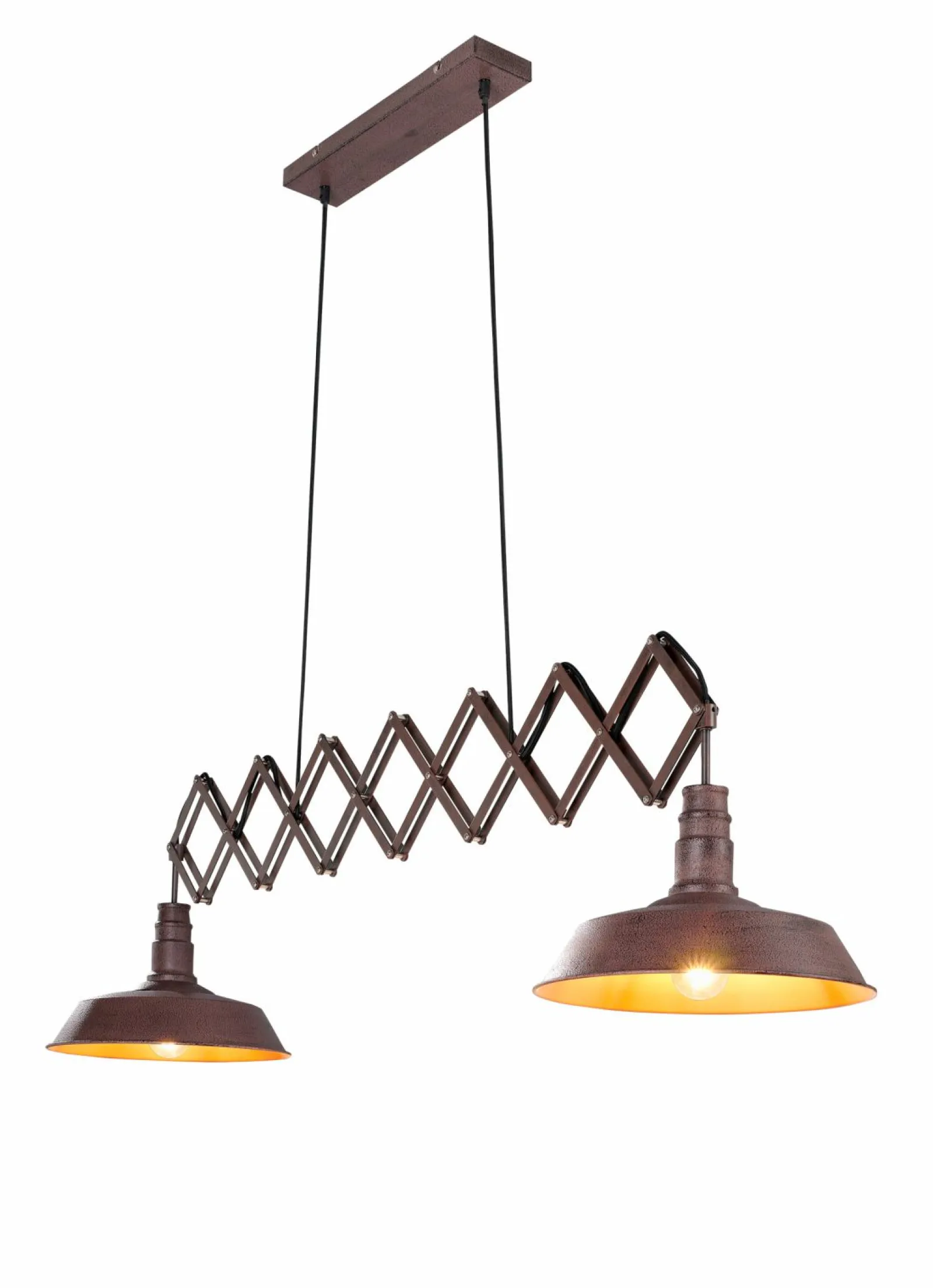 Pendelleuchten>casa NOVA Pendelleuchte 2flg braun