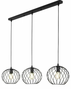 Pendelleuchten>casa NOVA Pendelleuchte 3flg schwarz