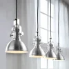 casa NOVA Pendelleuchte 4flg silberfarben^ Pendelleuchten