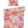 Linon-Renforce>casa NOVA RenforceBettwäsche orangepink