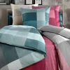 Satin>casa NOVA Satin-Bettwäsche grauschwarz