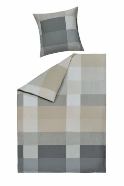 casa NOVA Satin-Bettwäsche grauschwarz^ Satin
