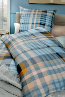 casa NOVA Satin-Bettwäsche blau^ Satin