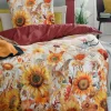 casa NOVA Satin-Bettwäsche orangegelb^ Satin