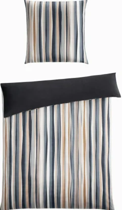 casa NOVA Satin-Bettwäsche grauschwarz^ Satin