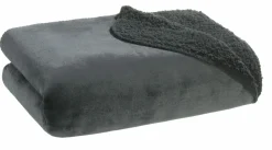 Wohndecken>casa NOVA Schaffelldecke grauschwarz