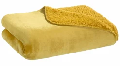 Wohndecken>casa NOVA Schaffelldecke gelb