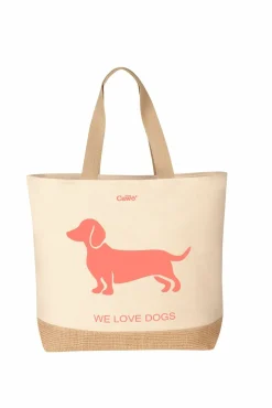 Textilzubehör>Cawö Tasche pinkbeigeorange