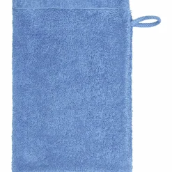 Cawö Waschhandschuh blau^ Waschhandschuhe