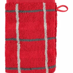 Waschhandschuhe>Cawö Waschhandschuh rot
