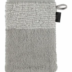 Cawö Waschhandschuh silberfarbengrau^ Waschhandschuhe
