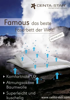 CENTA-STAR Winterbett 800g weiß^ Bettdecken