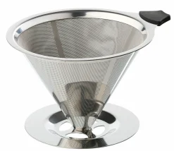 Cilio Dauerfilter 12,5cm silberfarben^ Kaffee- & Teebereiter
