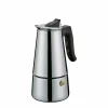 Kaffee- & Teebereiter>Cilio Espressokocher 4 Tassen silberfarbenschwarz