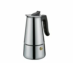Kaffee- & Teebereiter>Cilio Espressokocher 4 Tassen silberfarbenschwarz