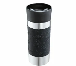 Cilio Isoliertrinkbecher 360ml schwarzsilberfarben^ Thermogefäße