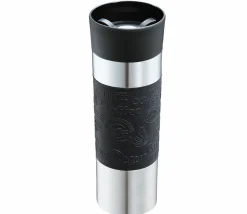 Cilio Isoliertrinkbecher 500ml silberfarbenschwarz^ Thermogefäße