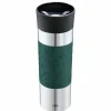 Cilio Isoliertrinkbecher 500ml grünschwarzsilberfarben^ Thermogefäße