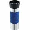 Cilio Isoliertrinkbecher 500ml blauschwarzsilberfarben^ Thermogefäße