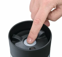 Thermogefäße>Cilio Isoliertrinkbecher 360ml grünschwarzsilberfarben