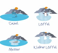 Kinderbestecke>Cilio Kinderbesteck silberfarben