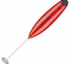 Küchenzubehör>Cilio Milchaufschäumer silberfarbenrot