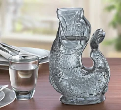 Cilio Wasserkaraffe 1l grau^ Karaffen