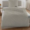 Satin>Cinque -Satin-Bettwäsche braun