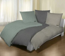 Cinque -Satin-Bettwäsche grau^ Satin