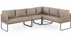 COSMIC-COLLECTION Dining Rope Ecklounge schwarz^ Gartenlounge Sets